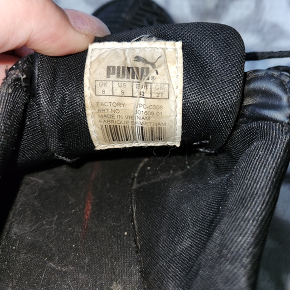 9 Puma Ducati driving sneaker shoe black with red details - Picture 11 of 11